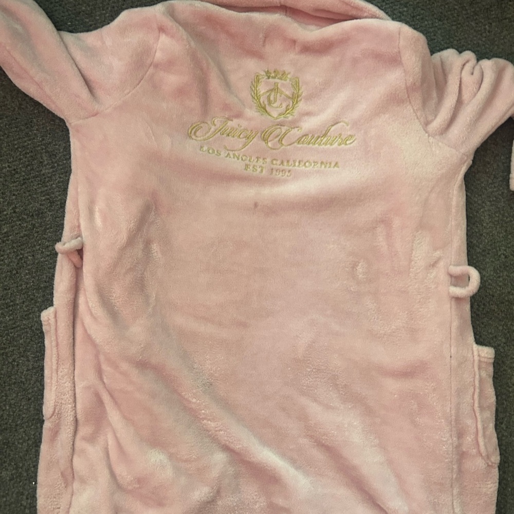 Juicy Couture Pink Plush Robe